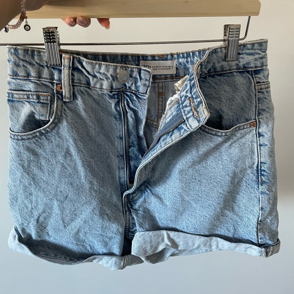 Mom Fit TRF Denim Shorts US 6 - Picture 1 of 3